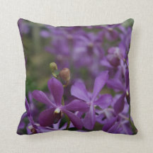 Blumenfoto: Lila Orchideen im Garten