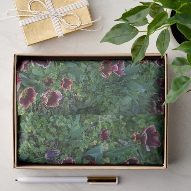 Blumenfoto-Seidenpapier Seidenpapier (Geschenk)