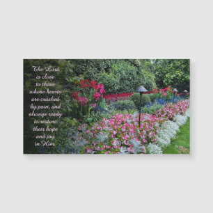Blumenfotografie-Ermutigungszitat-Magnet Magnetkarte
