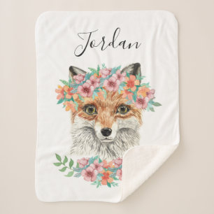 BlumenFox   addieren Ihren Namen Sherpadecke