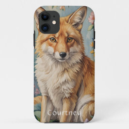 Blumenfox: Ein Fuchs unter Blumen Case-Mate iPhone Hülle