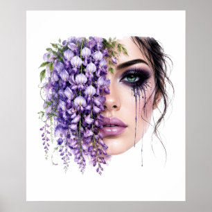 Blumenfrau Poster