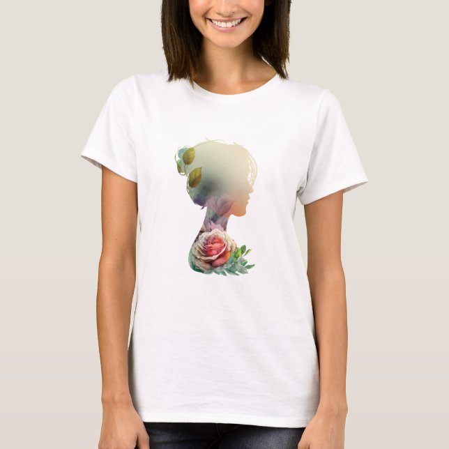 Blumenfrau T-Shirt (Vorderseite)