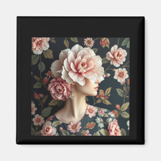 Blumenfrauen Kunst, Dichtung und Musik Magnet
