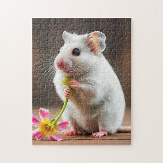 Blumenfreund Hamster 252-teilige Kinderpuzzle Puzzle (Vertikal)