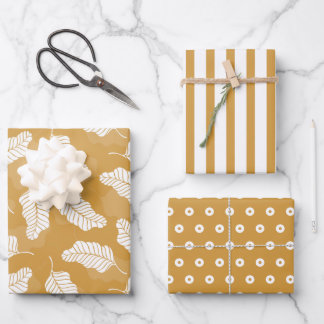 Blumenfrühling | Goldene und weiße Blätter