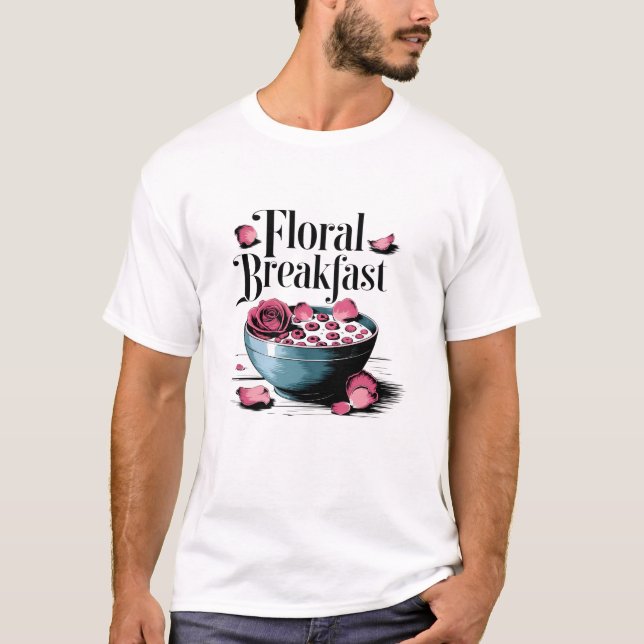 Blumenfrühstück T-Shirt (Vorderseite)