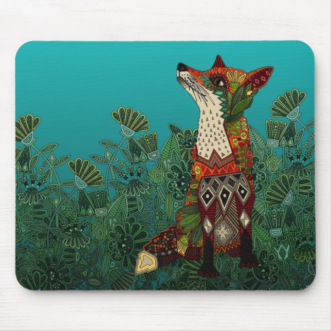 Blumenfuchs Mousepad (Vorne)