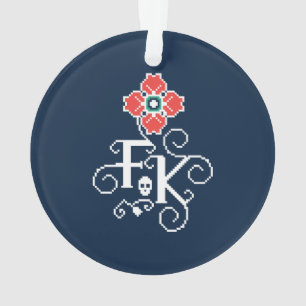 Blumengabe Frida Kahlos   Ornament
