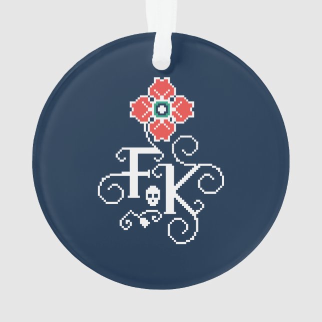 Blumengabe Frida Kahlos | Ornament (Rückseite)