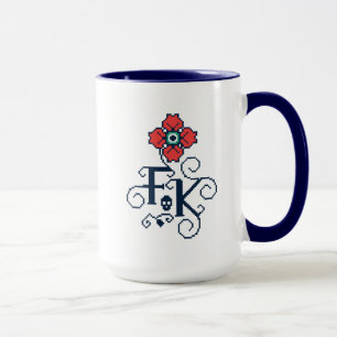 Blumengabe Frida Kahlos   Tasse