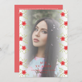 Blumengarland Quinceañera Raffiniertes Foto