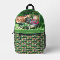 Blumengarten Antiker Stuhl Personalisiert