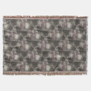 Blumengarten Antiquitätenstuhl Art Pattern Decke