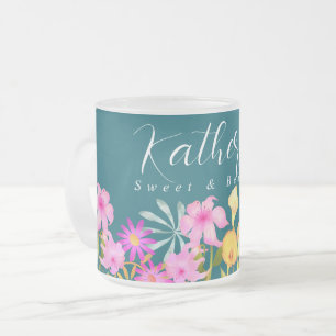 Blumengarten Aquamarin Mattglastasse
