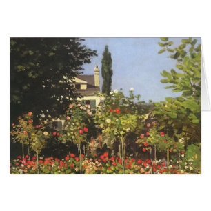 Blumengarten auf Sainte-Adresse von Claude Monet