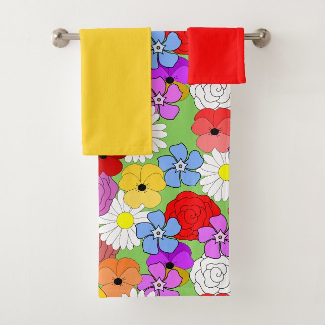 Blumengarten Badetuch Set (Insitu)