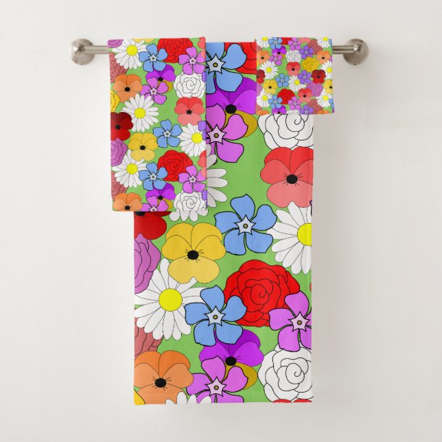 Blumengarten Badhandtuch Set (Insitu)