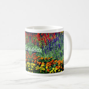 Blumengarten Beauty Personalisiert Kaffeetasse