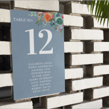 Blumengarten Blue Boho Chic Wildblume Hochzeit