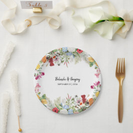 Blumengarten Blume Hochzeit Pappteller