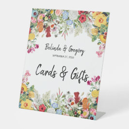 Blumengarten Blume Hochzeiten Karten und Geschenke Sockelschild