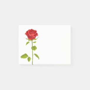 Blumengarten Blume Rote Rose Blumengarten Botanisc Post-it Klebezettel