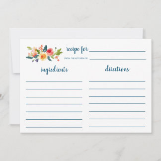 Blumengarten Brautparty Rezept Karte
