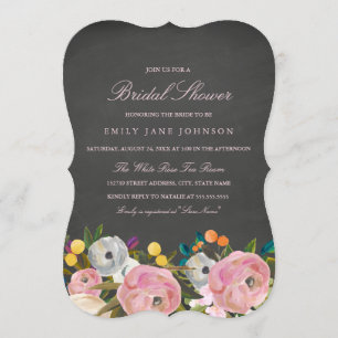 Blumengarten Bridal Dusche Einladung