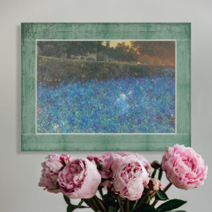 Blumengarten-Dekoupage des Impressionisten Seidenpapier