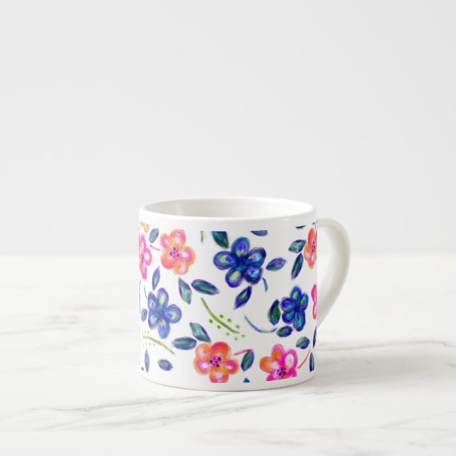 Blumengarten Espressotasse (Vorderseite Rechts)