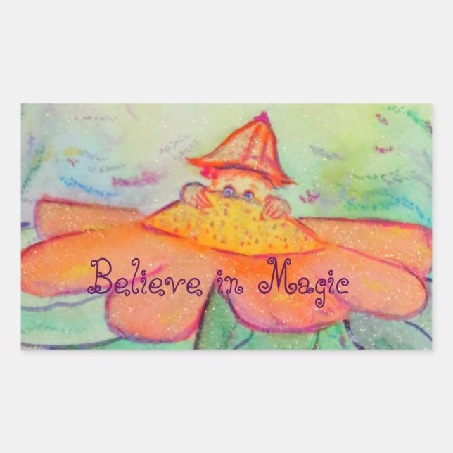 Blumengarten Fairy Art Custom Aufkleber Decal (Vorderseite)