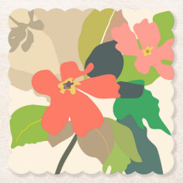 Blumengarten - Farbblöcke Untersetzer