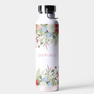 Blumengarten Farbige Blumen Benutzerdefinierter Na Trinkflasche