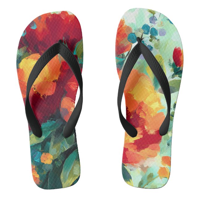 Blumengarten Flip Flops (Fußbett)