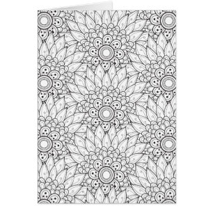 Blumengarten-Gekritzel