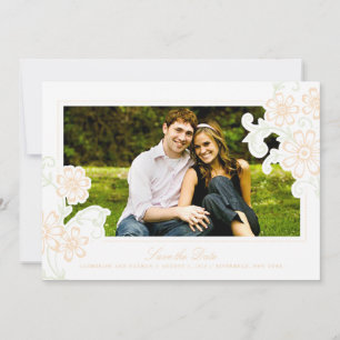 Blumengarten Gezeichnet Bauernhof Rustikal Save th The Date