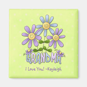 Blumengarten Grandma Magnet