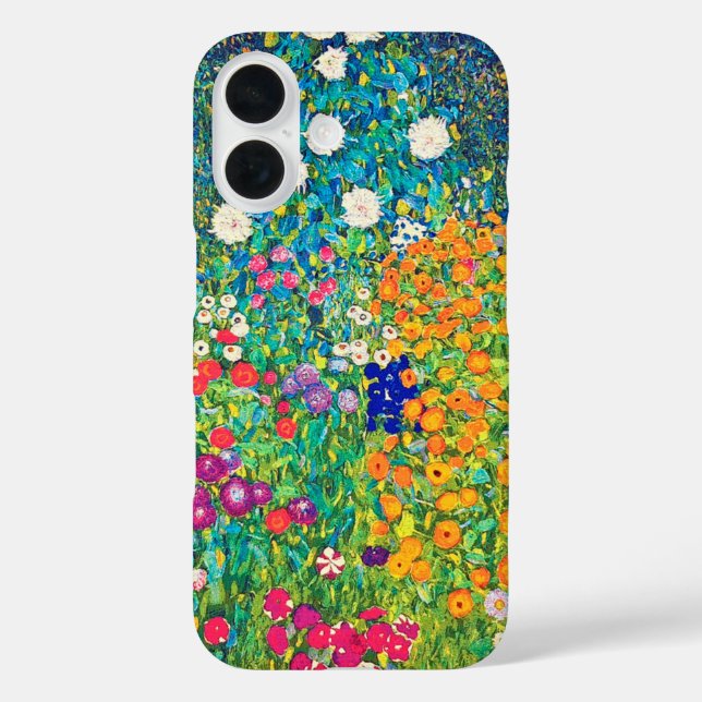 Blumengarten, Gustav Klimt Case-Mate iPhone Hülle (Rückseite)