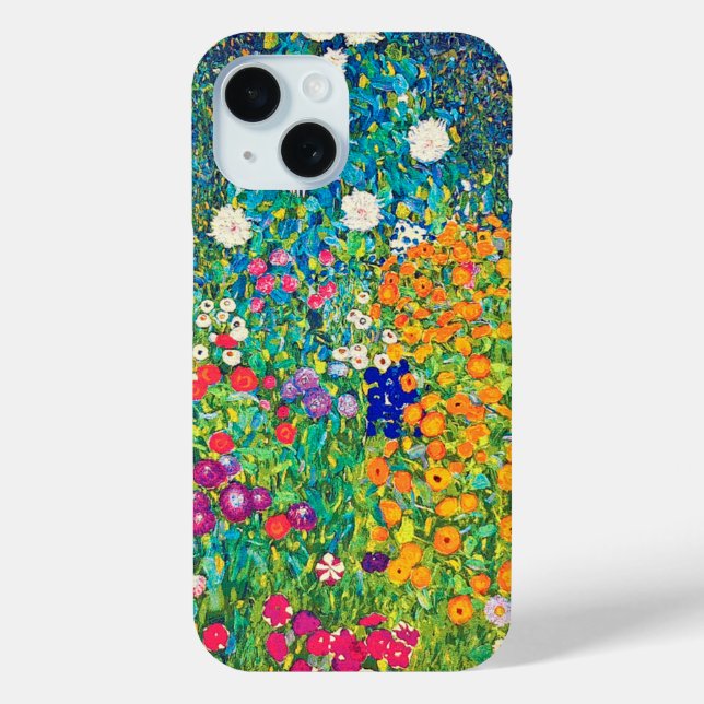 Blumengarten, Gustav Klimt Case-Mate iPhone Hülle (Rückseite)