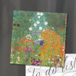 Blumengarten | Gustav Klimt Magnet<br><div class="desc">Blumengarten (1905-1907) des österreichischen Künstlers Gustav Klimt. Originelle Kunstmalerei ist Öl auf Leinwand mit einer leuchtend abstrakten Landschaft von bunten Blume. Verwenden Sie die Entwurfstools,  um einen benutzerdefinierten Text hinzuzufügen oder das Bild zu personalisieren.</div>