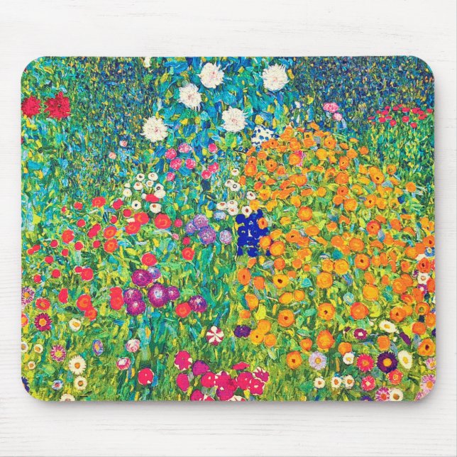 Blumengarten, Gustav Klimt Mousepad (Vorne)