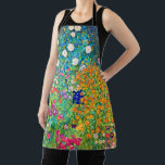 Blumengarten, Gustav Klimt Schürze<br><div class="desc">Gustav Klimt (14. Juli 1862 - 6. Februar 1918) war ein österreichischer symbolischer Maler und einer der prominentesten Mitglieder der Wiener Sezessionsbewegung. Klimt ist bekannt für seine Gemälde, Wandmalereien, Skizzen und andere Kunstgegenstände. Neben seinen figurativen Werken, die Allegorien und Portraits enthalten, malte er Landschaften. Unter den Künstlern der Wiener Sezession...</div>
