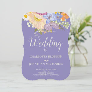 Blumengarten Hochzeit im Frühling Einladung