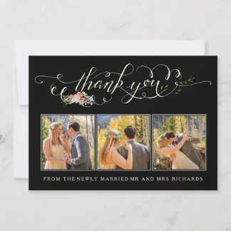 Blumengarten Hochzeit Vielen Dank Foto Cards Dankeskarte
