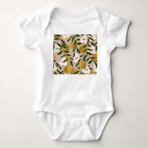 Blumengarten: Kleine Niedliche Florale Baby Strampler