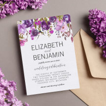 Blumengarten Lila Violet Lavender Lilac Wedding