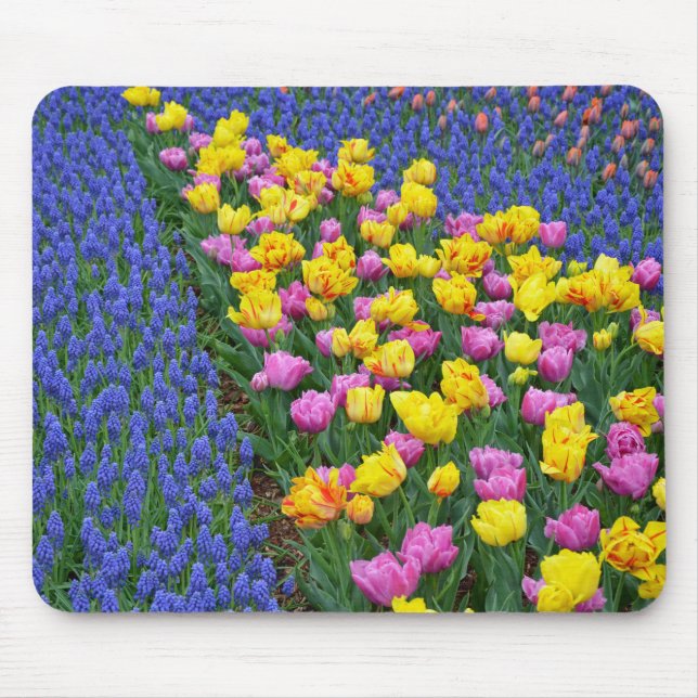 Blumengarten Mousepad (Vorne)