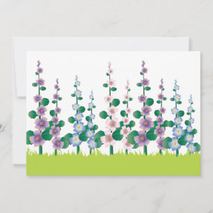 Blumengarten Muttertags-Einladung Einladung