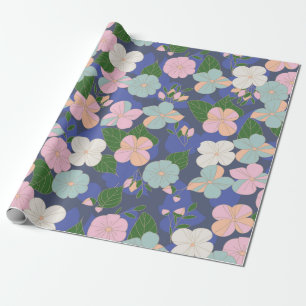 Blumengarten Pastel Geschenkpapier